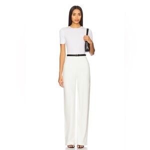 Ripley Rader Ponte Knit Straight Leg Pant Revolve Elegant Flare off white ivory